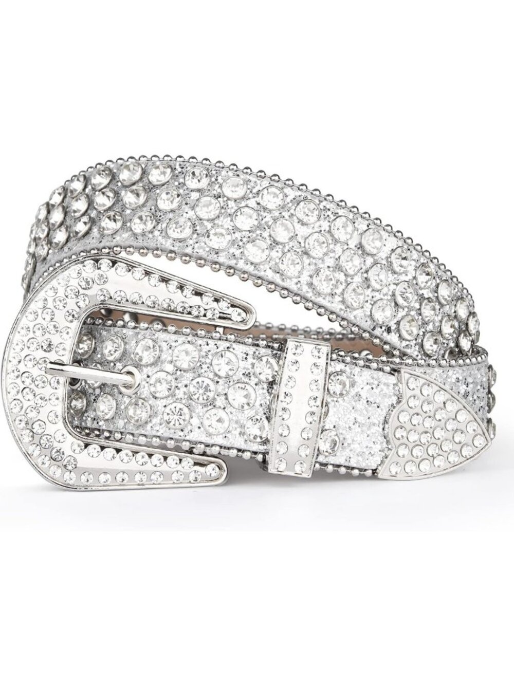 Rhinestone Western Belts for Women & Men | Bling Cowgirl Diamond Studded Jeans